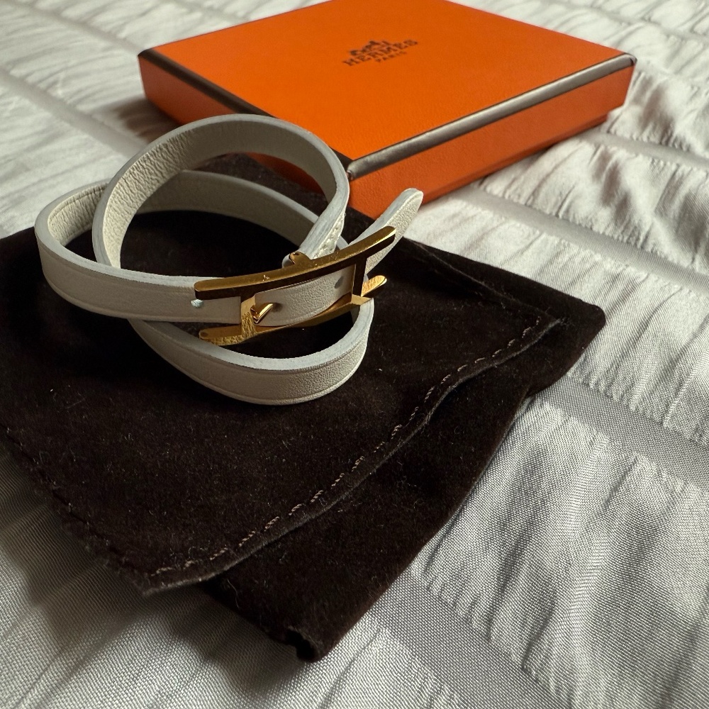 Hermes Behapi Double Tour Bracelet - image 3